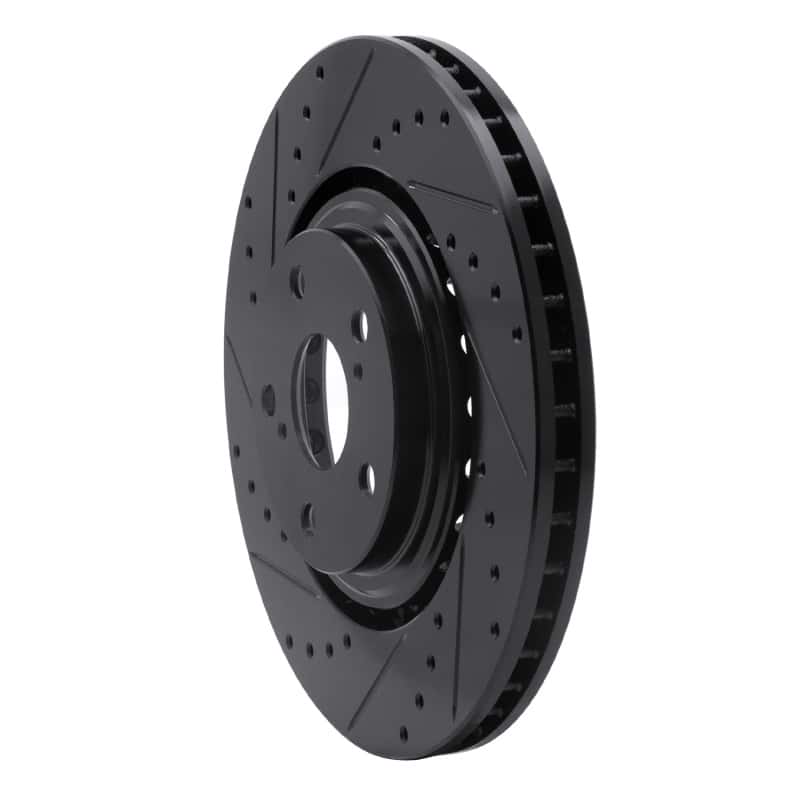 R1 Concepts — R1 08-21 Lexus NX200T Front Left Drilled & Slotted Black Brake Rotor
R1 Brake Rotor Drill - view 2