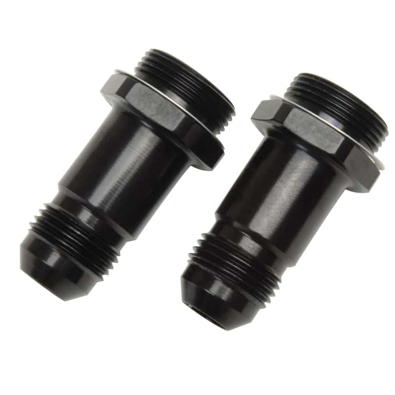 Russell — Russell Performance -8 AN Carb Adapter Fittings (2 pcs.) (Black)
CrbAdptFitting - view 2