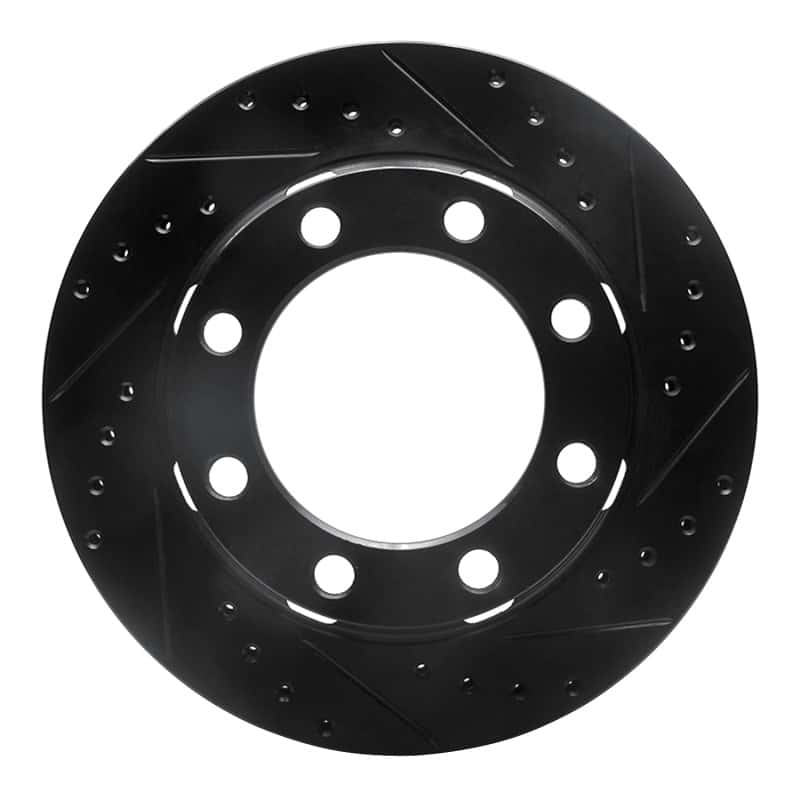 R1 Concepts — R1 75-93 Dodge W200 Front Right Drilled & Slotted Black Brake Rotor
R1 Brake Rotor Drill - view 1