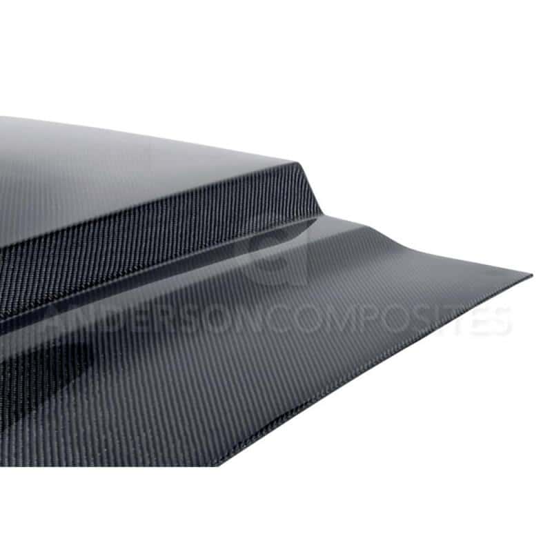 Anderson Composites — Anderson Composites 10-14 Ford Mustang/Shelby GT500 and 2013-2014 GT/V6 Ram Air Type-CR Hood - view 5