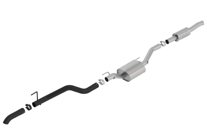 Borla — Borla 2020 Jeep Gladiator JT 3.6L V6 AWD ATAK Climber Catback w/ Black Turndown Tip & Over-Axle
Cat-Back System - view 1