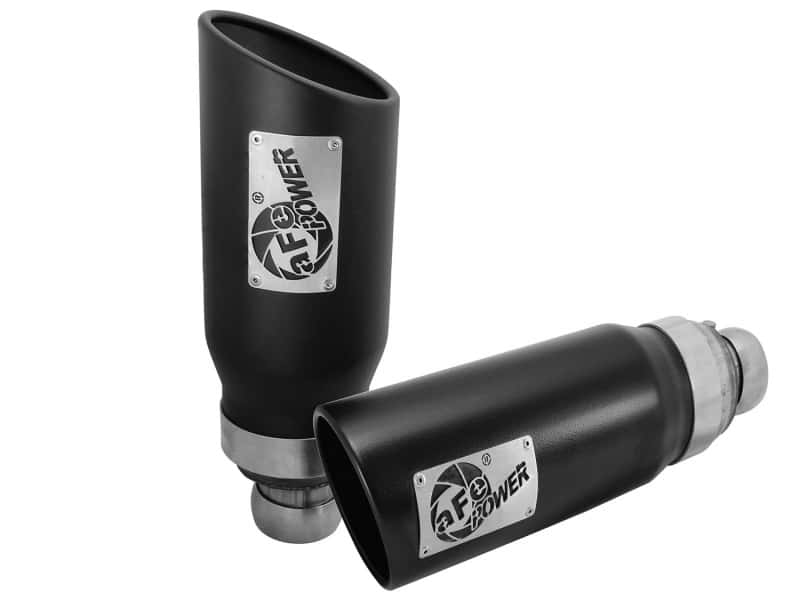 aFe — aFe Power 09-15 Dodge Ram 3.0L/5.7L Black Exhaust Tip Upgrade
Exhaust Tip Black - view 1