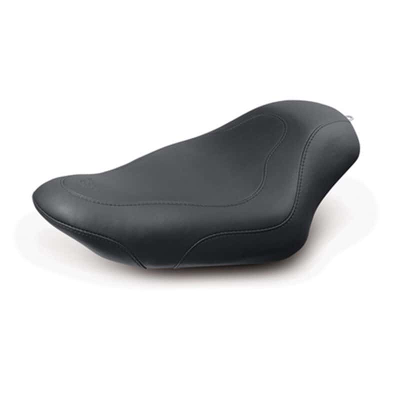 Mustang Motorcycle — Mustang 04-21 Harley Sportster 3.3 GAL Tripper Solo Seat - Black - view 2