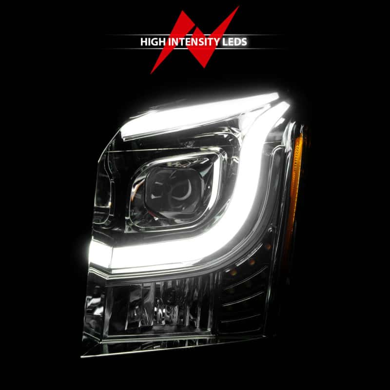ANZO — ANZO 2015-2017 GMC Yukon XL Projector Headlights W Lightbar - Chrome/Amber
Head Light Set
HdLtSet - view 13