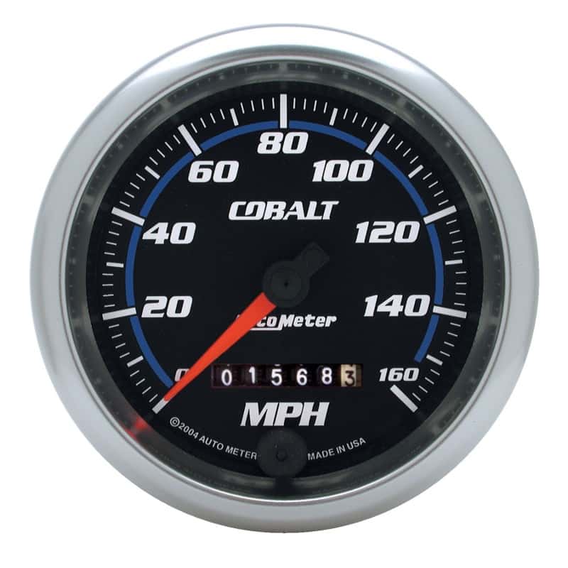 AutoMeter — AutoMeter Gauge Speedometer 3-3/8in. 160MPH Mechanical Cobalt
GA 3.4" SPD MECH CB - view 1