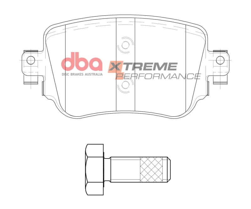 DBA — DBA 16-19 Audi Q3 Rear XP Performance Brake Pads
Brake Pad - view 2