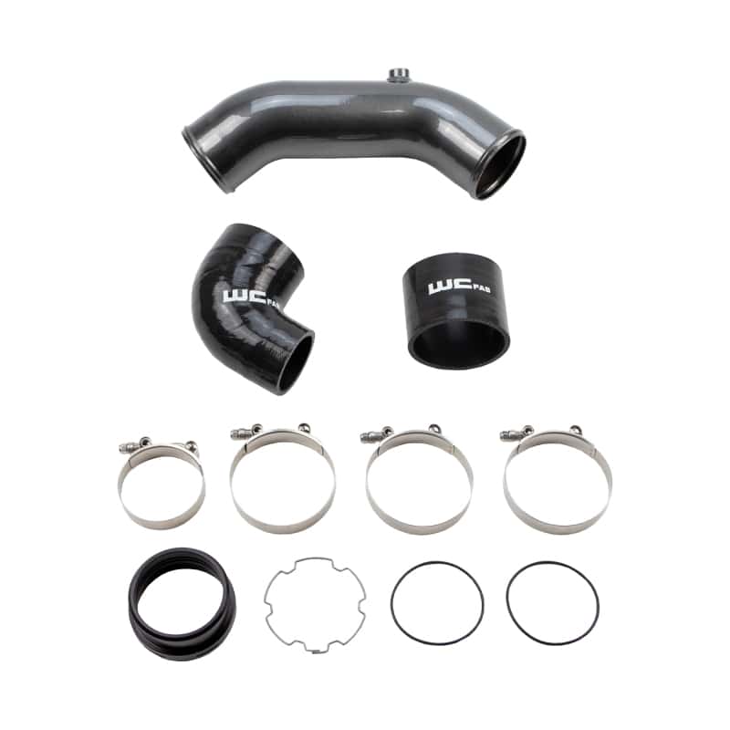 Wehrli — Wehrli 2017+ Ford 6.7L Power Stroke 3.5in Cold Side Intercooler Pipe - Illusion Purple
IC Pipe 17-25 PS IP - view 1