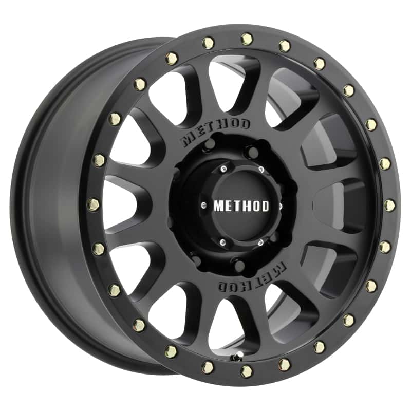 Method Wheels — Method MR305 NV HD 18x9 +18mm Offset 8x6.5 130.81mm CB Matte Black Wheel - view 1