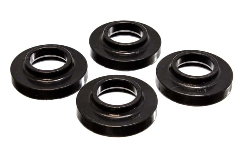 Energy Suspension — Energy Suspension 97-06 Jeep Wrangler TJ / 84-01 Cherokee Black Fr/Rear Coil Lift Isolator Set of 4
CoilSprngInsulator - view 1