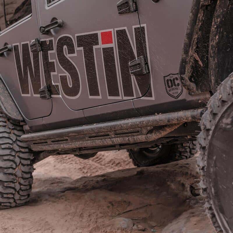 Westin — Westin/Snyper 07-17 Jeep Wrangler Unlimited Triple Tube Rock Rail Steps - Textured Black
Nerf/Step Bar - view 5