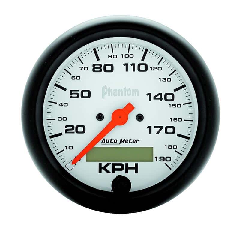 AutoMeter — Autometer Phantom 3-3/8in 120MPH Speedometer Electric Program w/ LCD Odometer
3-3/8" SPEEDO, 120 M - view 3