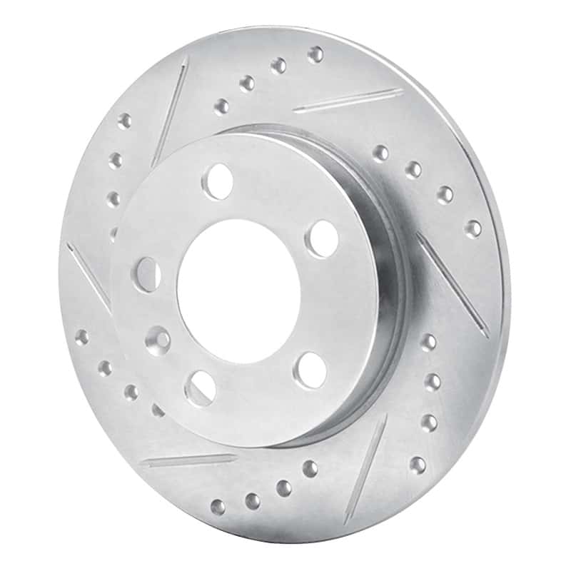 R1 Concepts — R1 01-06 Audi TT Quattro Rear Left Drilled & Slotted Silver Brake Rotor
R1 Brake Rotor Drill - view 2