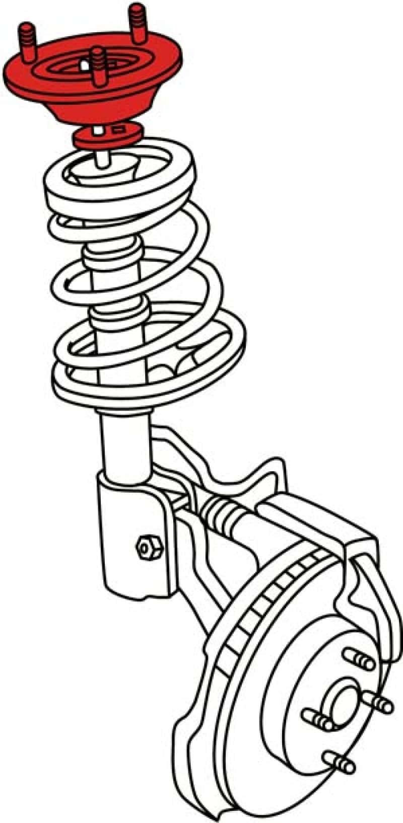 SPC Performance — SPC Performance 00-10 Ford Focus Front Adjustable Strut Mount
ADJ. STRUT MOUNT PR
STRUT MNT EA - view 4