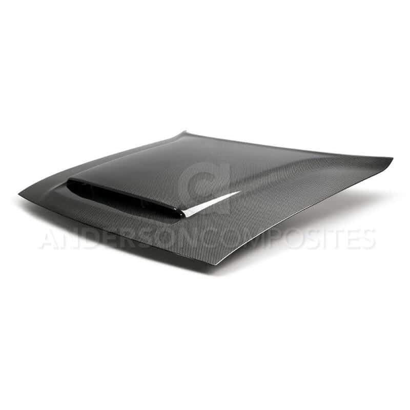 Anderson Composites — Anderson Composites 2018 Dodge Demon Type-OE Carbon Fiber Hood - view 3