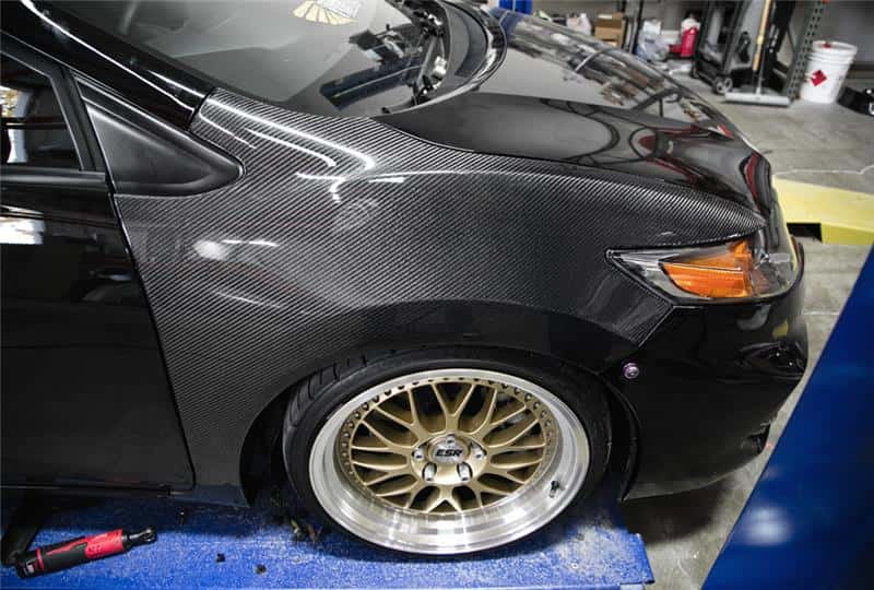 Seibon — Seibon 14-15 Honda Civic 2 Door OE-Style Carbon Fiber Fenders - view 16