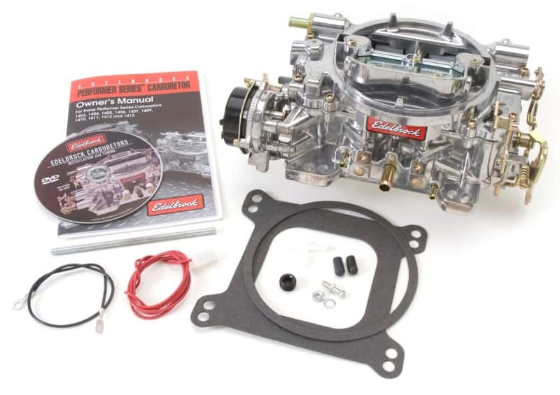 Edelbrock — Edelbrock Carburetor Performer Series 4-Barrel 500 CFM Electric Choke Satin Finish - view 1
