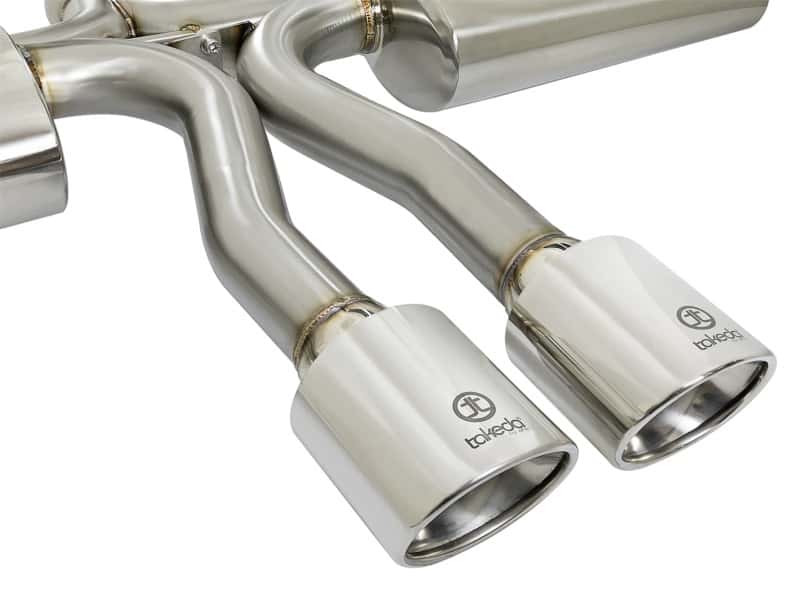 aFe — aFe Takeda 3in 304 SS Cat-Back Exhaust System w/Polished Tips 2017+ Honda Civic Si (4dr) I4 1.5L (t)
Cat-Back Exhaust - view 2