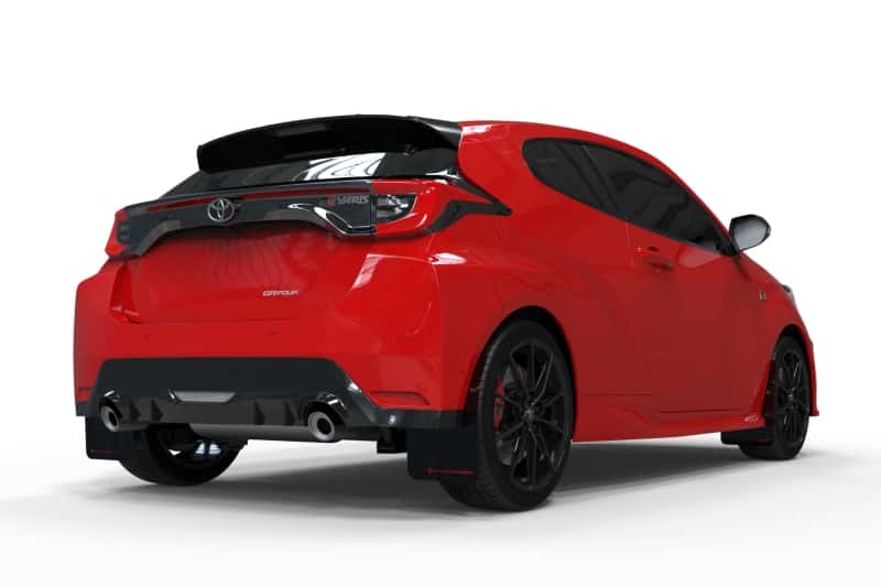 Rally Armor — Rally Armor 20-26 Toyota GR Yaris Black Mud Flap w/Red Logo
Mud Flap - view 3