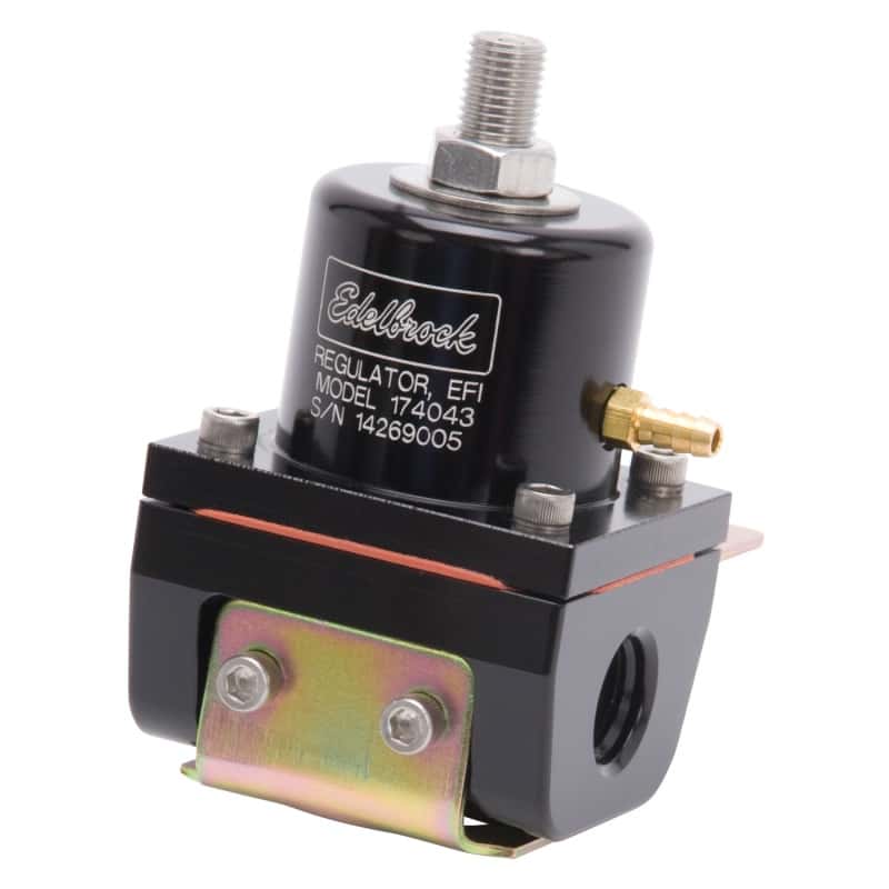 Edelbrock — Edelbrock Fuel Pressure Regulator EFI 180 GPH 35-90 PSI -6 In/Out -6 Return Black
PUMPS - view 2