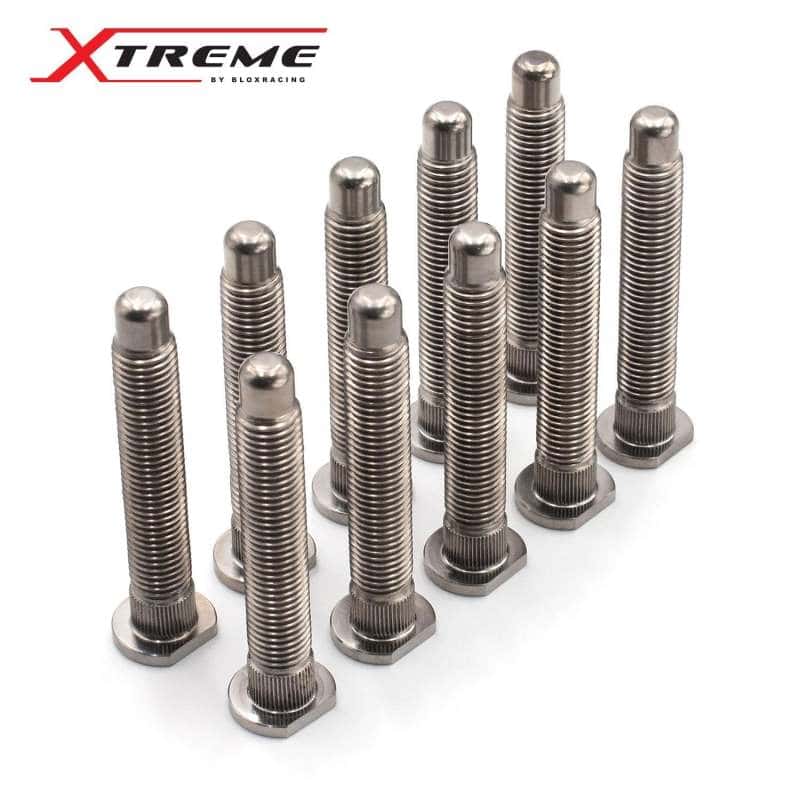 BLOX Racing — BLOX Racing Titanium Extended Wheel Studs M12X1.5mm SIngle Piece Honda Fitment - Burnt - view 2