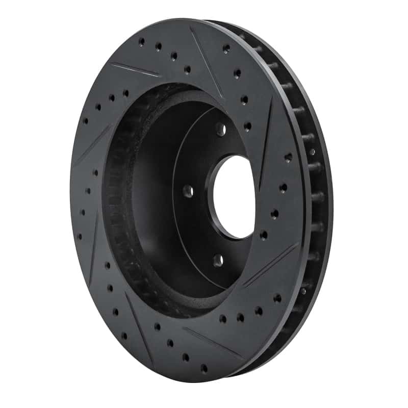 R1 Concepts — R1 63-82 Chevrolet Corvette Front Left Drilled & Slotted Black Brake Rotor
R1 Brake Rotor Drill - view 4