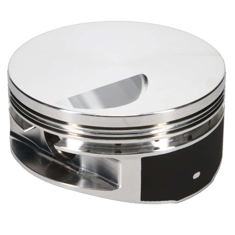 JE Pistons — JE Pistons 454BBC FT 4.56in Bore -3cc Flat Top 1.12in Comp Height 0.99in Pin Diameter - Set of 8 - view 5