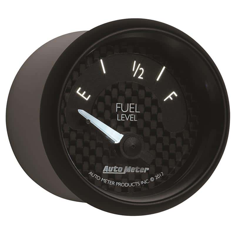 AutoMeter — Autometer GT Series 52mm Short Sweep Electronic 73-10 ohms Fuel Level (For most Ford and Chrysler)
2-1/16" FUEL LEVEL, - view 6