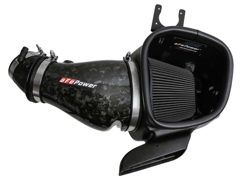 aFe — aFe 2021 Dodge Durango SRT Hellcat Track Series Carbon Fiber Cold Air Intake System w/ Pro 5R Filter
Track Series Intake  - view 5