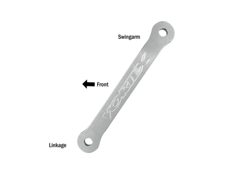 Vortex Racing — Vortex Racing 08-13 Kawasaki EX250 Ninja,13-17 EX300 Ninja Lowering Link Kit- Silver - view 1