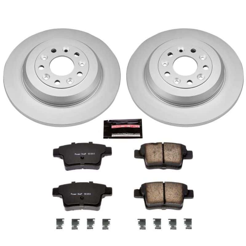 PowerStop — Power Stop 05-07 Ford Five Hundred Rear Z17 Evolution Geomet Coated Brake Kit - view 1