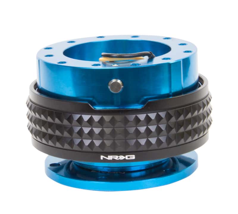 NRG — NRG Quick Release Kit - Pyramid Edition - Blue Body / Black Pyramid Ring - view 2