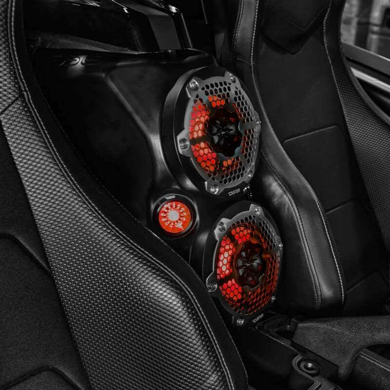 DS18 — DS18 2015+ Polaris Slingshot Center Console Enclosure Fits 2x 6in & 2x 2.28in Speakers(Not Included) - view 1