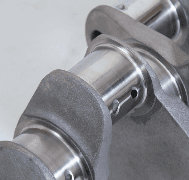 Eagle — Eagle Chevrolet BB 1Pc Rear Seal 4.000in Stroke Internal Balance Forged 4340 Steel Crankshaft
4340 Crank - view 4
