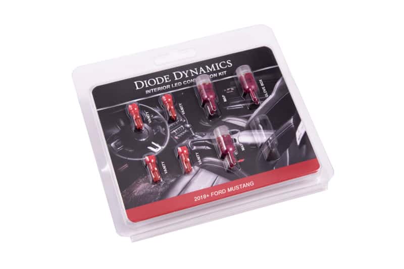 Diode Dynamics — Diode Dynamics 18-19 Mustang Stage 2 Mustang Interior LED Light Kit - Red - view 1