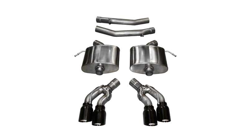 CORSA Performance — Corsa 2016-2019 Cadillac CTS V 6.2L V8 2.75in Black Sport Axle-Back Exhaust
Exhaust - view 4