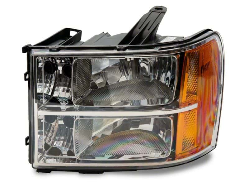 Raxiom — Raxiom 07-14 GMC Sierra 1500/2500 HD/3500 HD Axial OEM Rep Headlights- Chrome Housing (Clear Lens)
Headlights - view 3