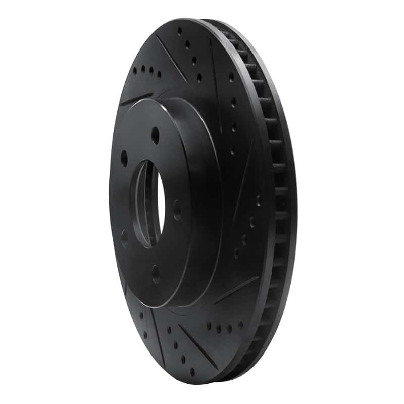 R1 Concepts — R1 02-07 Chevrolet Equinox Front Right Drilled & Slotted Black Brake Rotor
R1 Brake Rotor Drill - view 2