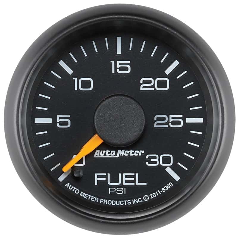 AutoMeter — Autometer Factory Match Chevy 2-1/16in FSE 0-30 PSI Fuel Pressure Gauge
2-1/16" FUEL PRESS, - view 1