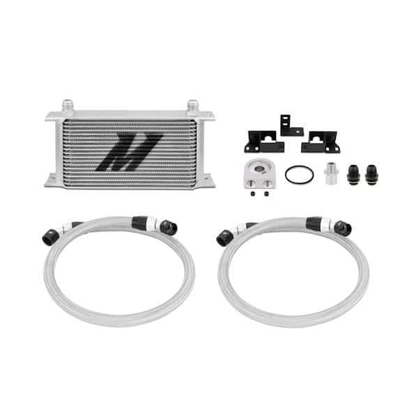 Mishimoto — Mishimoto 07-11 Jeep Wrangler JK Oil Cooler Kit - Silver - view 2