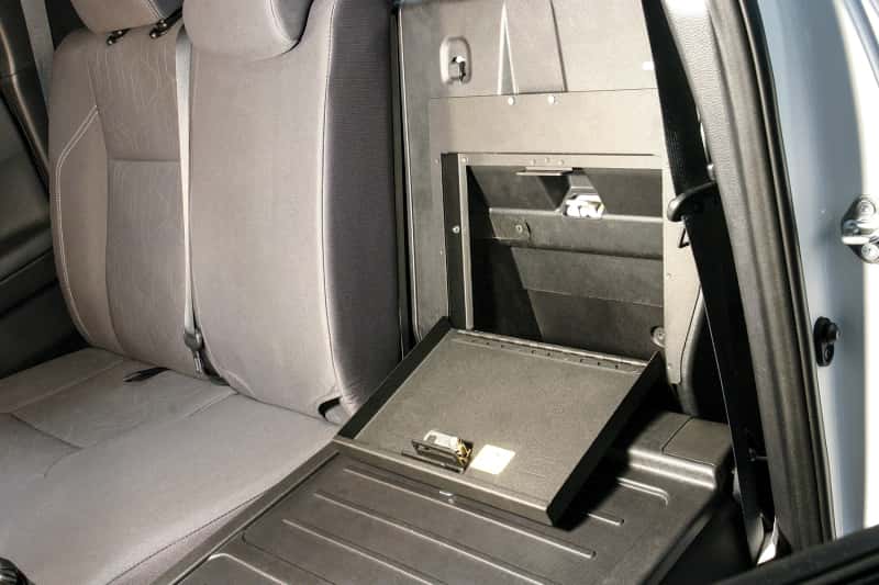 Tuffy Products — Tuffy 05-23 Toyota Tacoma Behind Seat Cubby Cover W/ Combo Lock
Cubby Cover - view 10