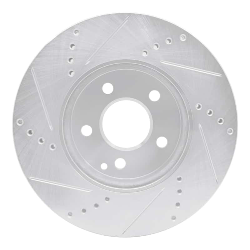 R1 Concepts — R1 03-09 Mercedes-Benz E350 Front Right Drilled & Slotted Silver Brake Rotor
R1 Brake Rotor Drill - view 5