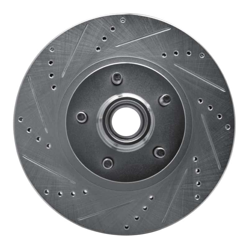 R1 Concepts — R1 01-05 Ford Explorer Sport Trac Front Left Drilled & Slotted Silver Brake Rotor
R1 Brake Rotor Drill - view 1