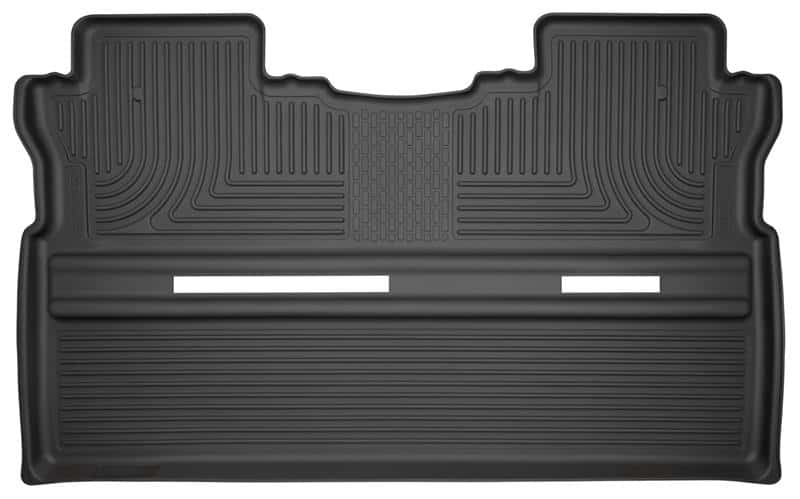 Husky Liners — Husky Liners 2017 Honda Ridgeline WeatherBeater 2nd Row Black Floor Liners - view 2