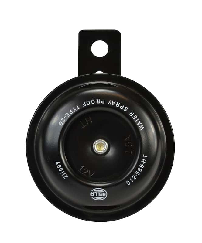 Hella — Hella Horn Bl Blk Disc Ht Mcycle 12V Univ - view 9