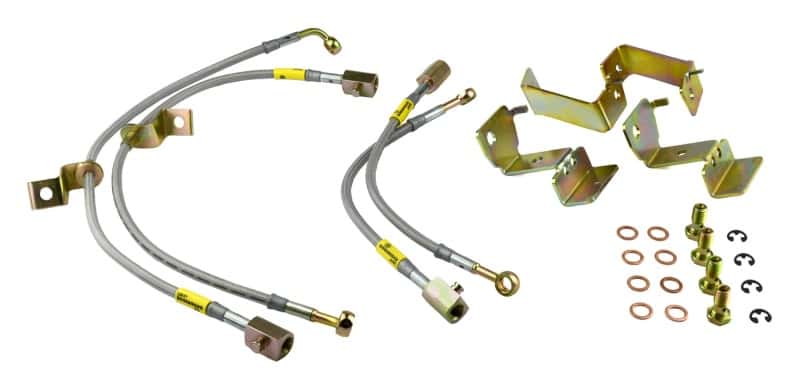 Goodridge — Goodridge 05-14 Ford Mustang (w/ABS) Stainless Steel Brake Line Kit
Brake Hose Kit - view 1