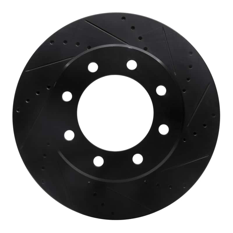 R1 Concepts — R1 09-25 Dodge Ram 2500 Front Right Drilled & Slotted Black Brake Rotor
R1 Brake Rotor Drill - view 1
