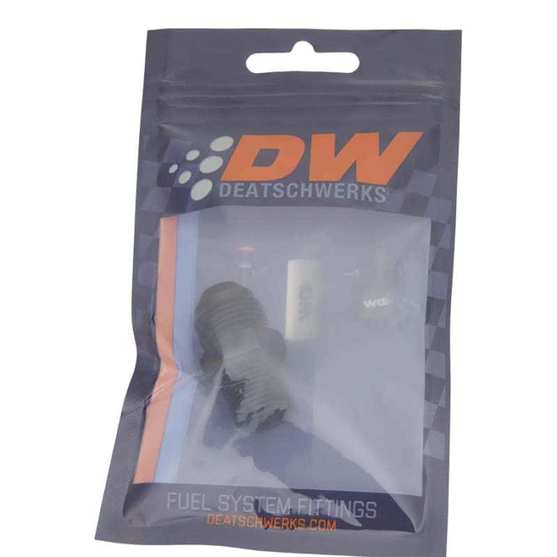 DeatschWerks — DeatschWerks 8AN Male Flare to 3/8in Male NPT Adapter - Anodized Matte Black
Lines & Fittings - view 2