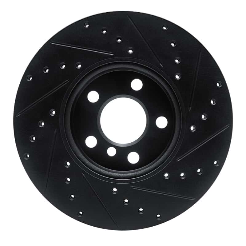 R1 Concepts — R1 16-24 Mini Cooper Countryman Front Left Drilled & Slotted Black Brake Rotor
R1 Brake Rotor Drill - view 5