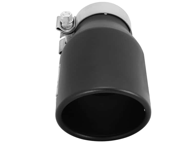 aFe — aFe Power Gas Exhaust Tip Black- 3 in In x 4.5 out X 9 in Long Bolt On (Black)
Exhaust Tip Black - view 3