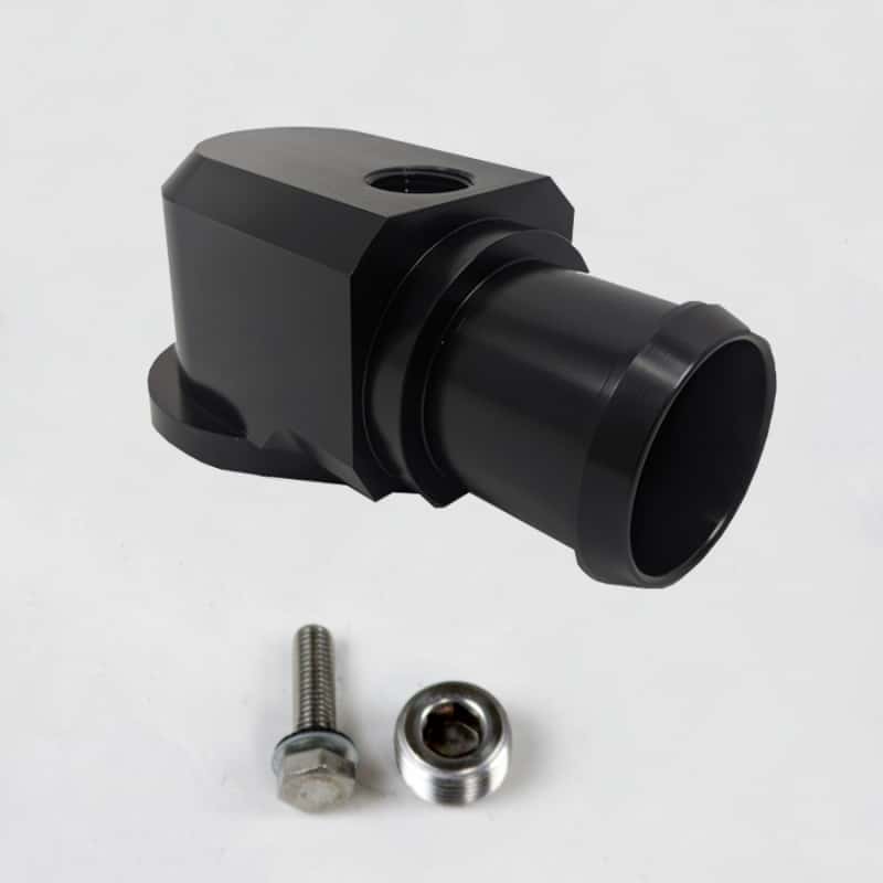 Granatelli Motor Sports — Granatelli 18-19 Jeep Trackhawk Billet Thermostat Housing- Black Powdercoat
Coolant Thermostat - view 1